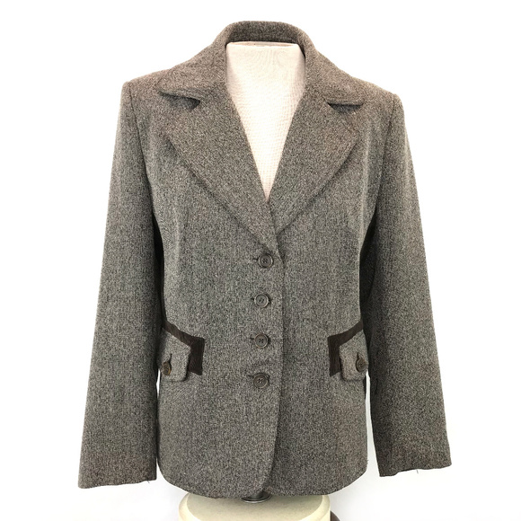 TanJay Brown Corduroy Blend Blazer Jacket LP - Picture 3 of 5